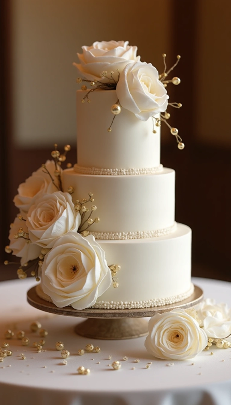 Stylish Wedding Cake