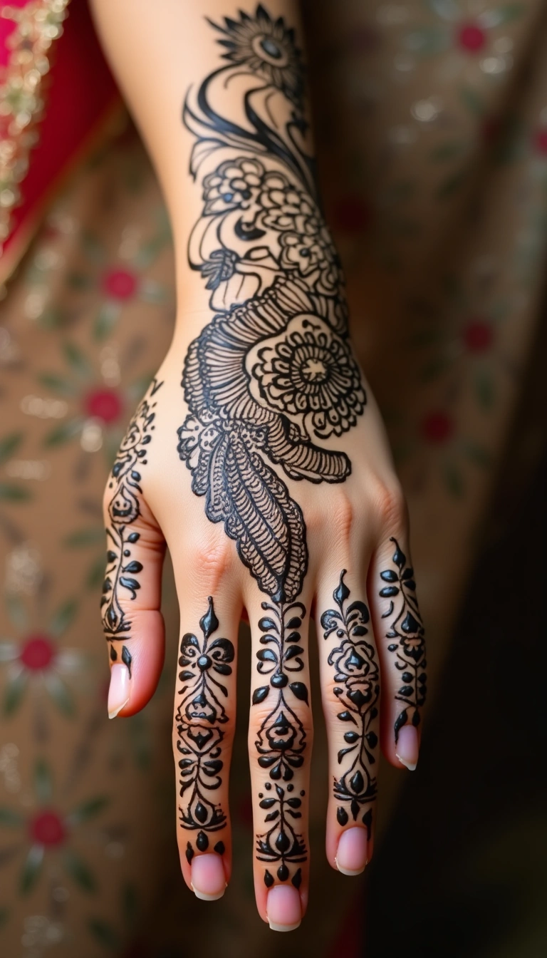 Traditional Rajasthani Mehndi