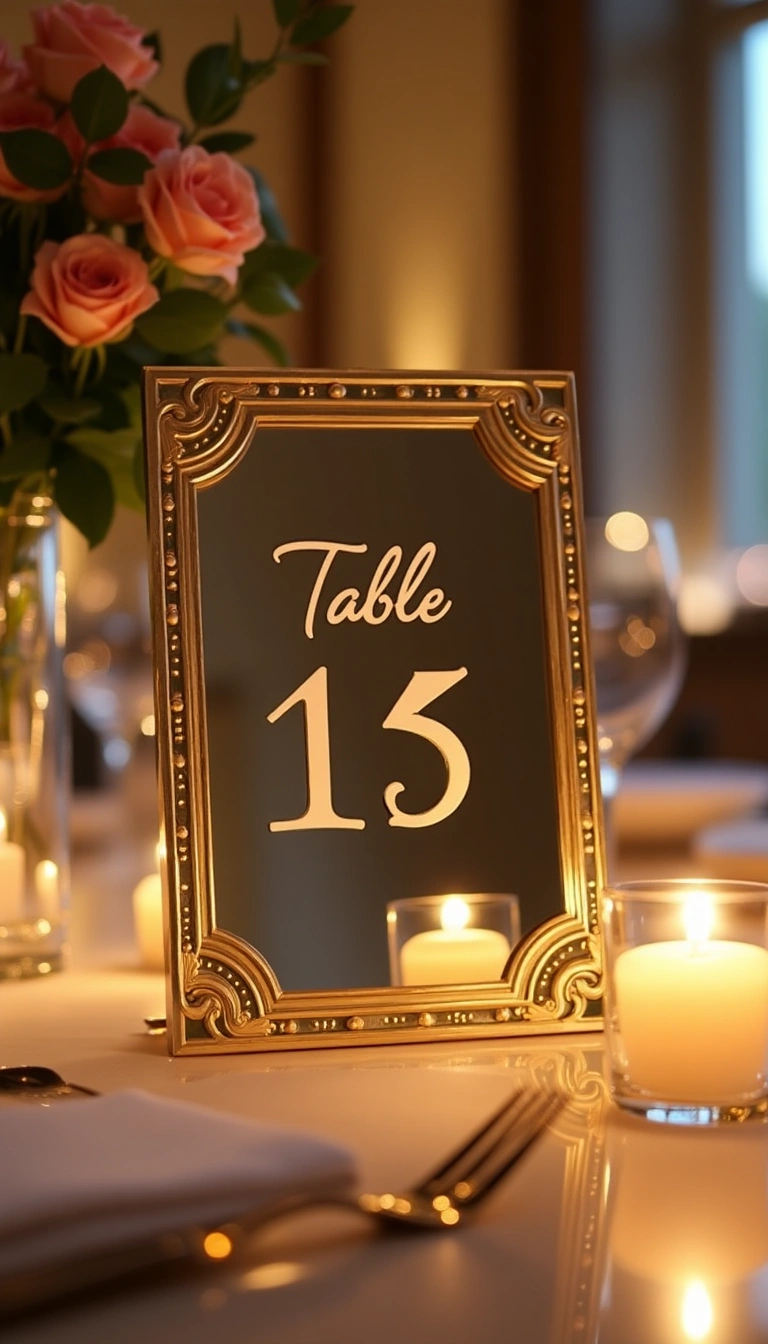 Mirror Table Numbers