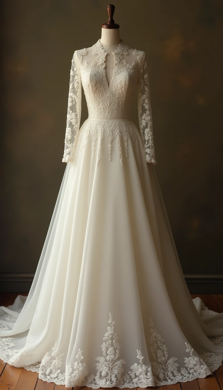 The 1940s Lace Gown