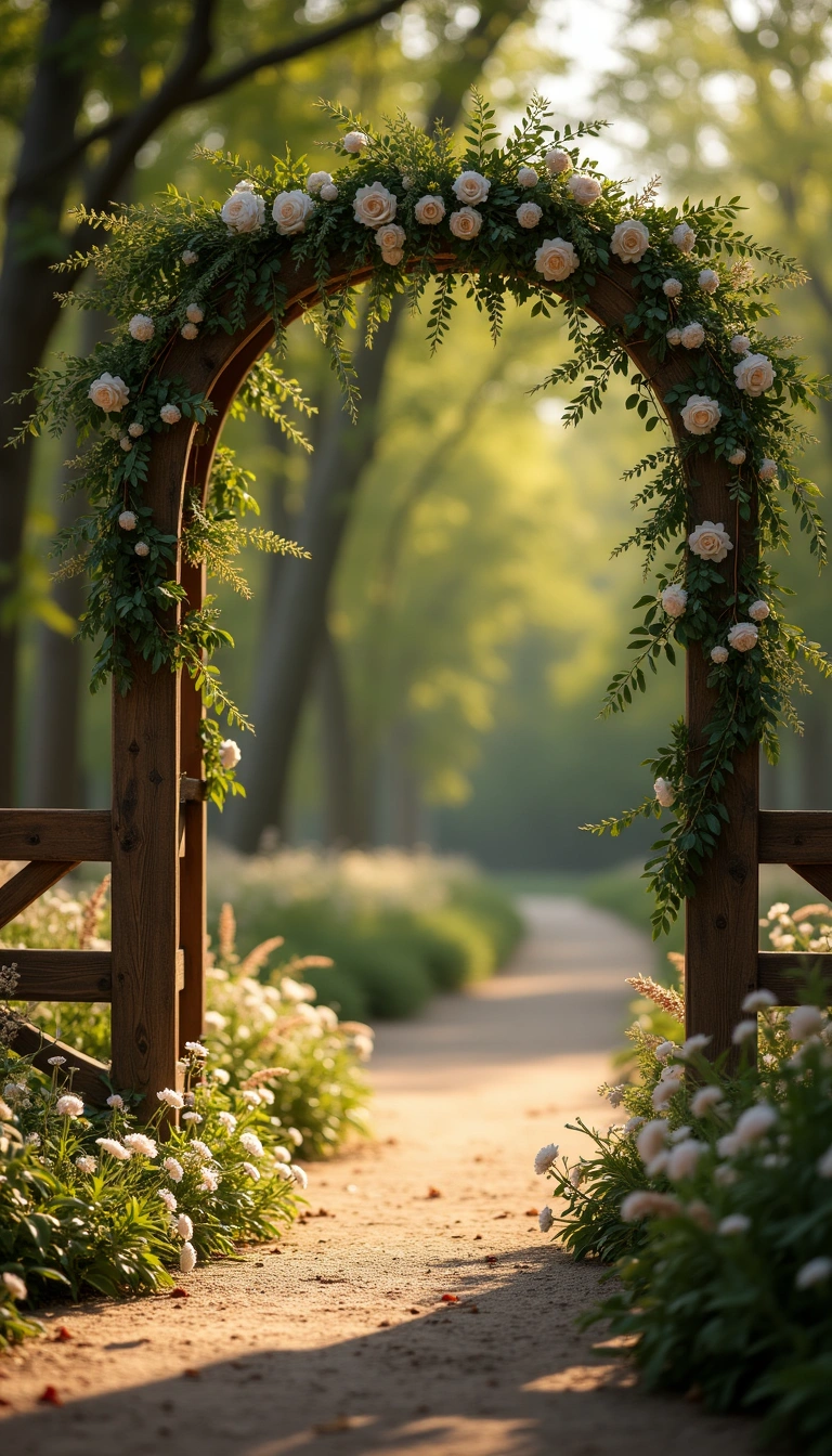 Rustic Wooden Arch