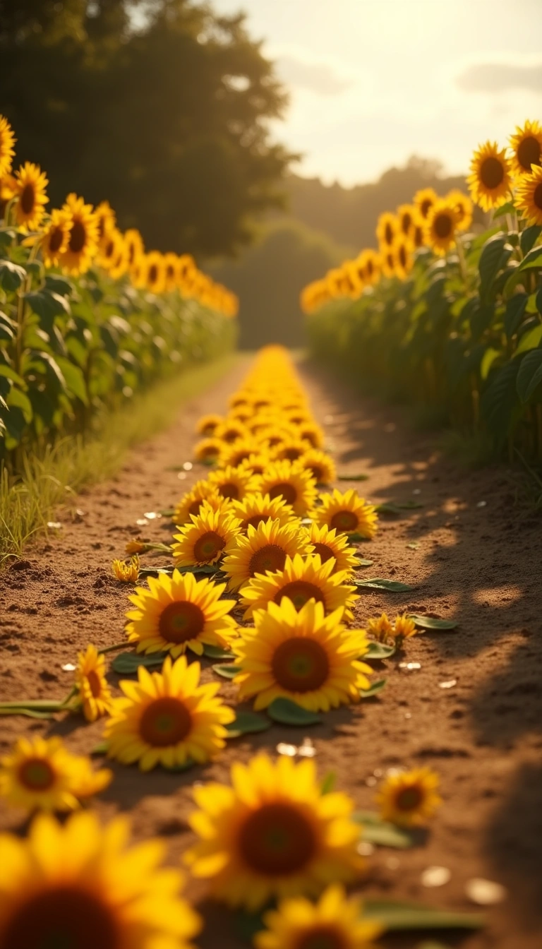 Sunflower Aisle Decorations