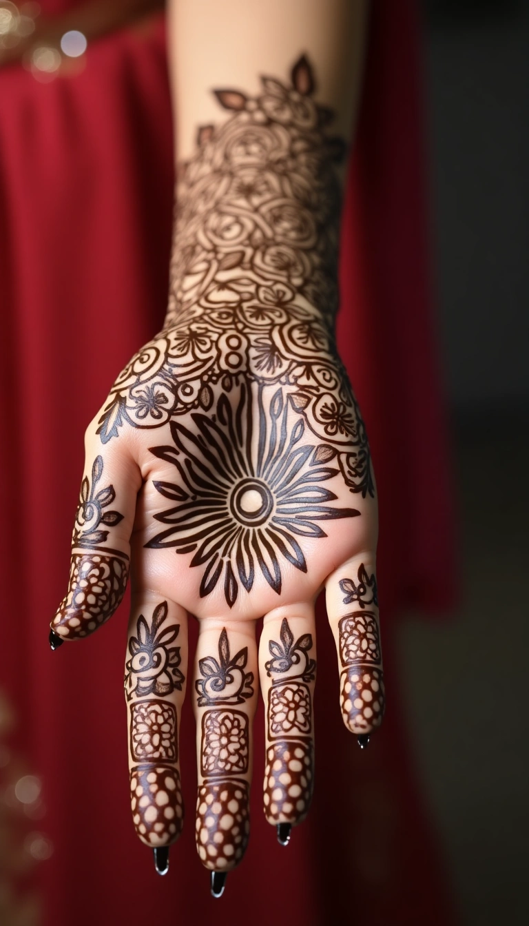 Floral Mehndi Design