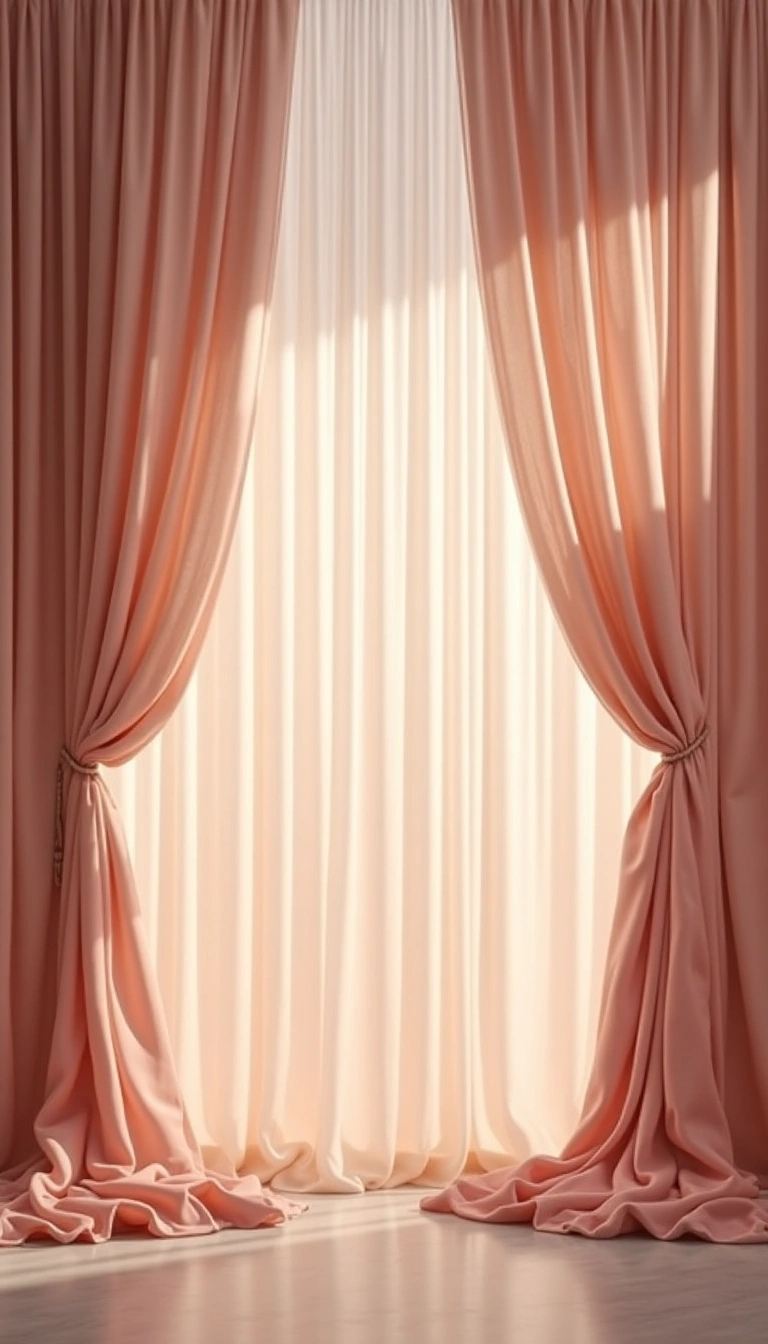 Elegant Chiffon Drapes