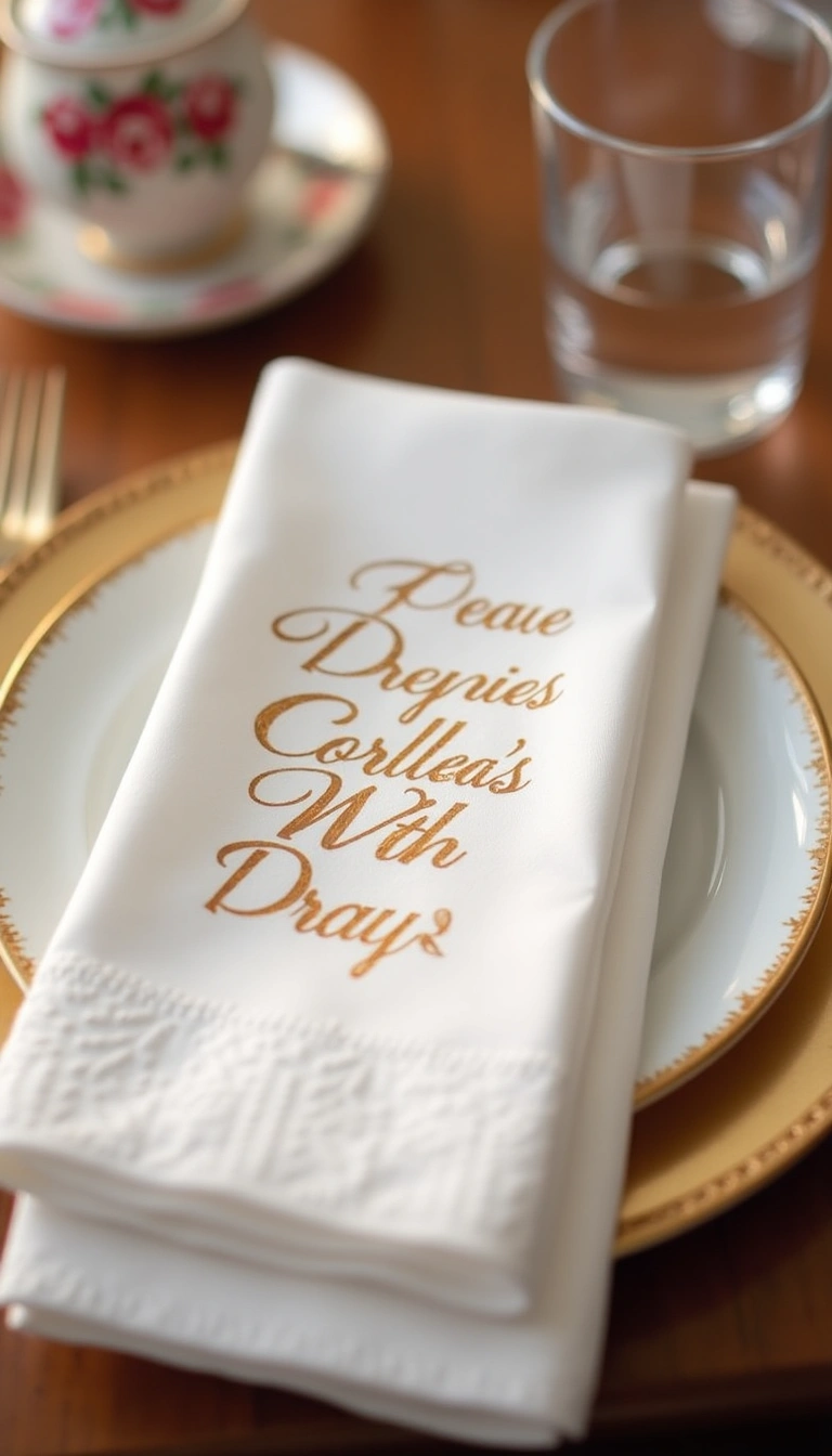 Personalized Napkins