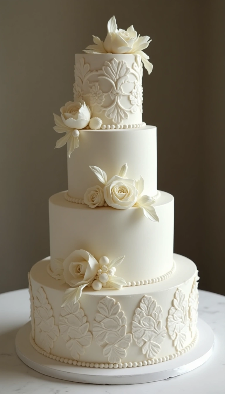 Elegant White Cake