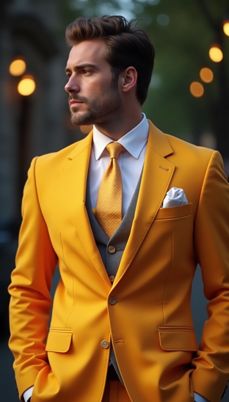 The Colorful Statement Suit