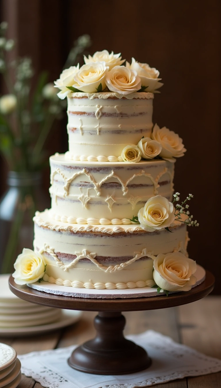 12 Vintage Wedding Cakes That Will Take You Back in Time