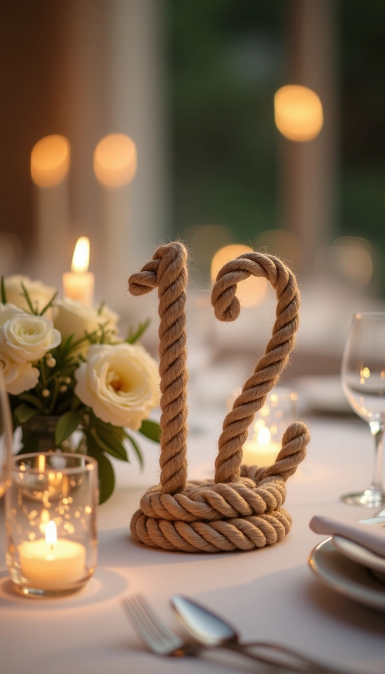 11 Creative Ideas for Wedding Table Numbers