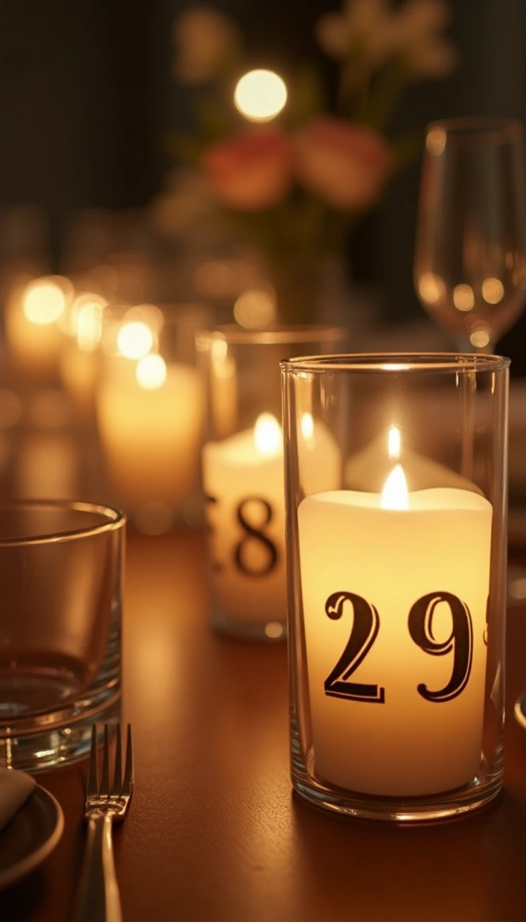 Candle Holder Numbers