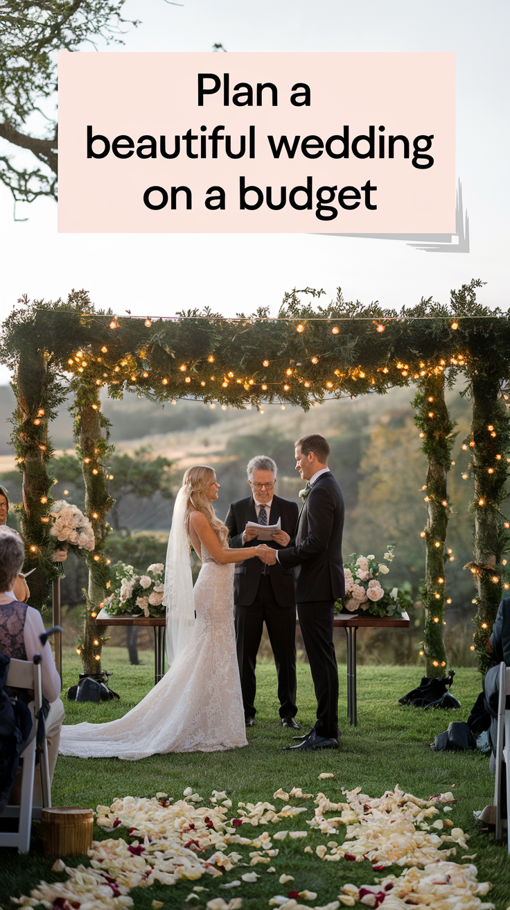 How to Plan a Beautiful Wedding on a Low Budget