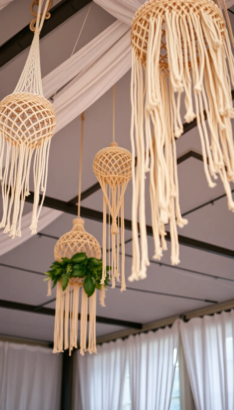 Bohemian Macrame Hangings