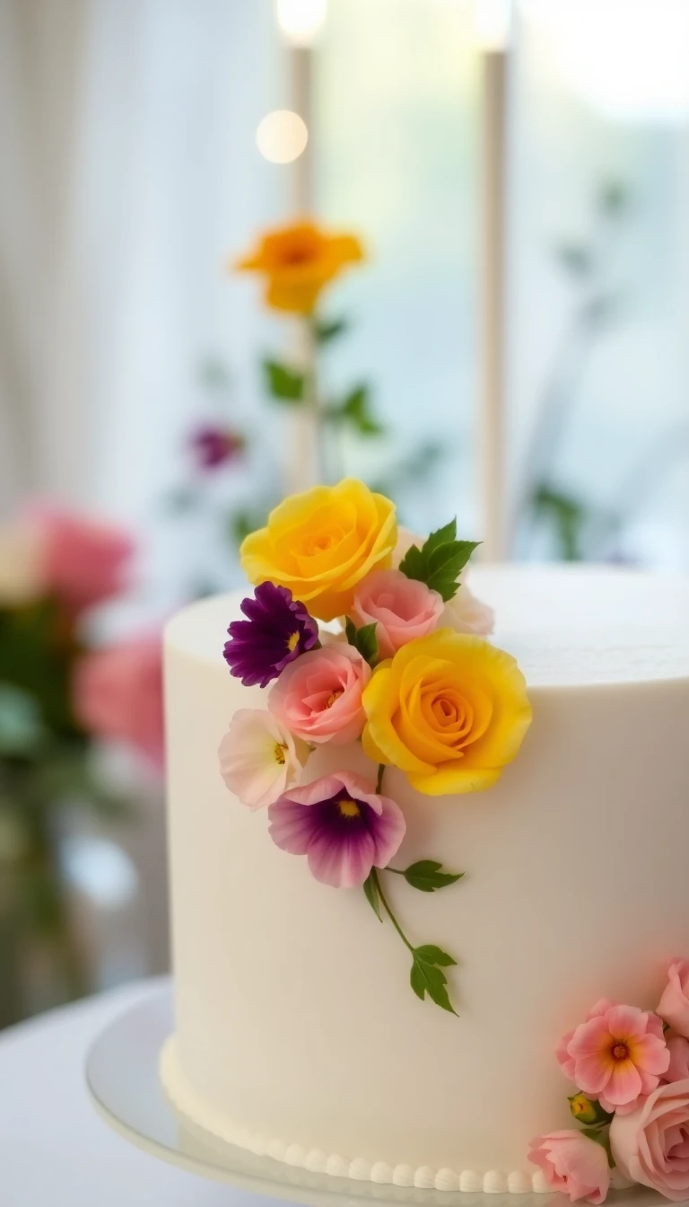 Edible Flower Cake Decorations