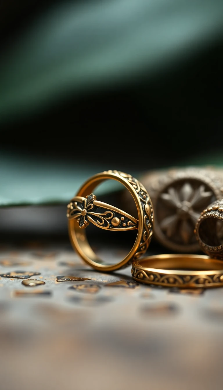 Tribal-Inspired Gold Ring