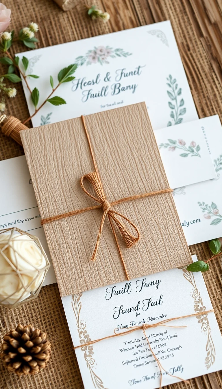 Handcrafted Wedding Invitations: Setting the Tone for Your Celebration