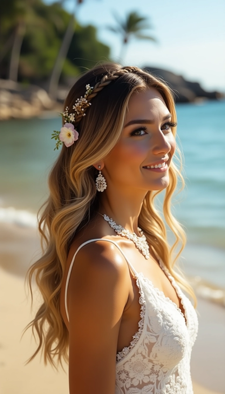 11 Breathtaking Beach Wedding Hairstyles You’ll Love