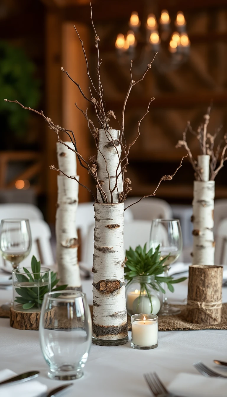 20 Charming Rustic Wedding Table Decor Ideas for a Cozy Celebration