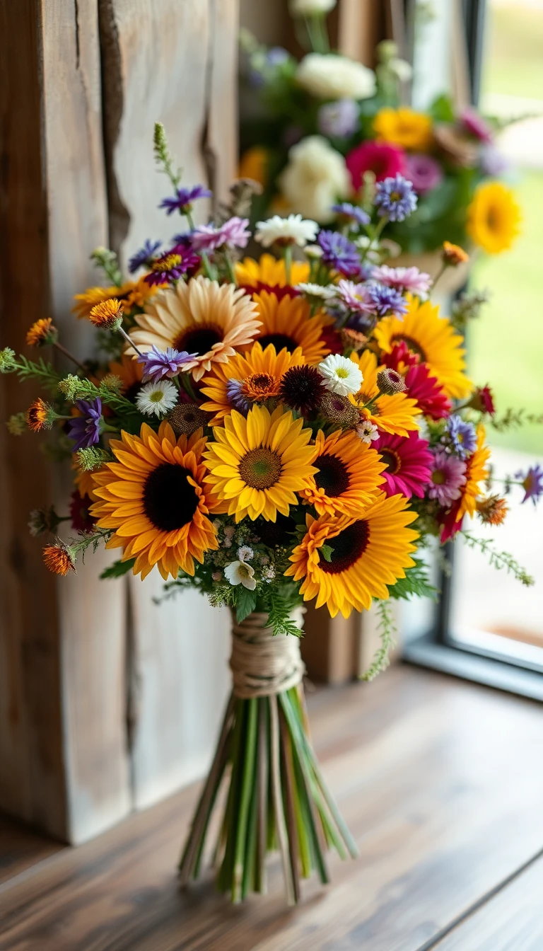 Rustic Wildflower Bouquet