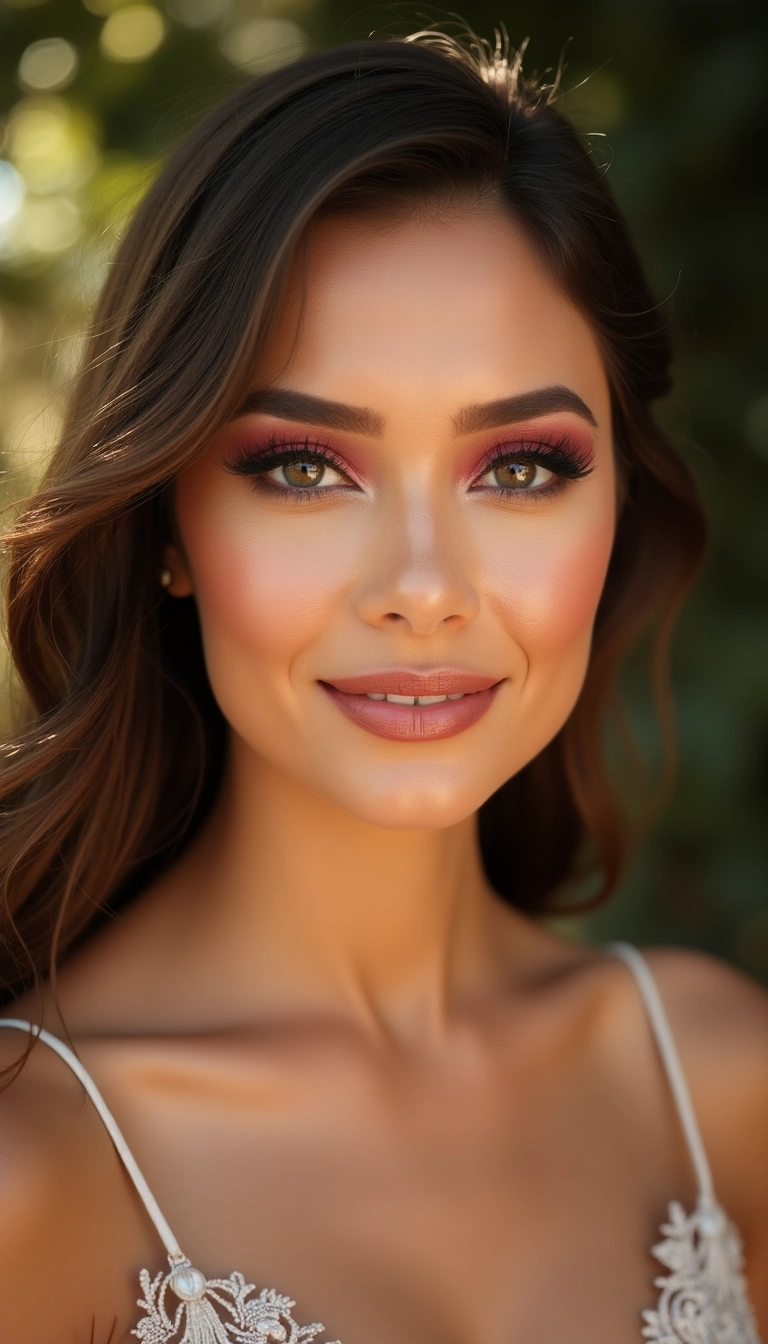 14 Stunning Wedding Makeup Looks for Brown Eyes