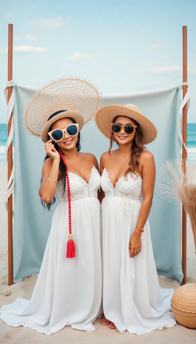 Beach-Themed Photo Booth