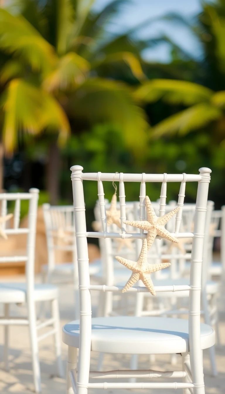 Starfish Chair Decor