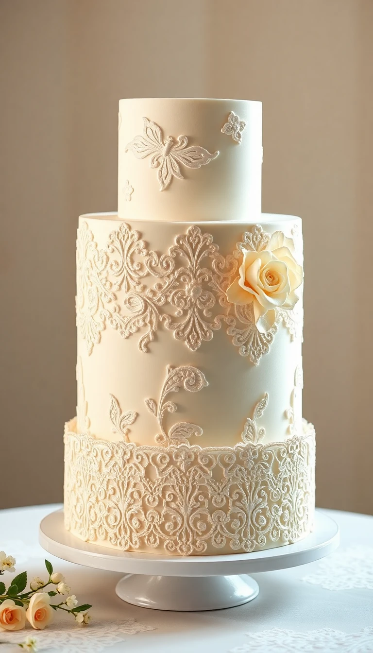 Vintage Lace Cake