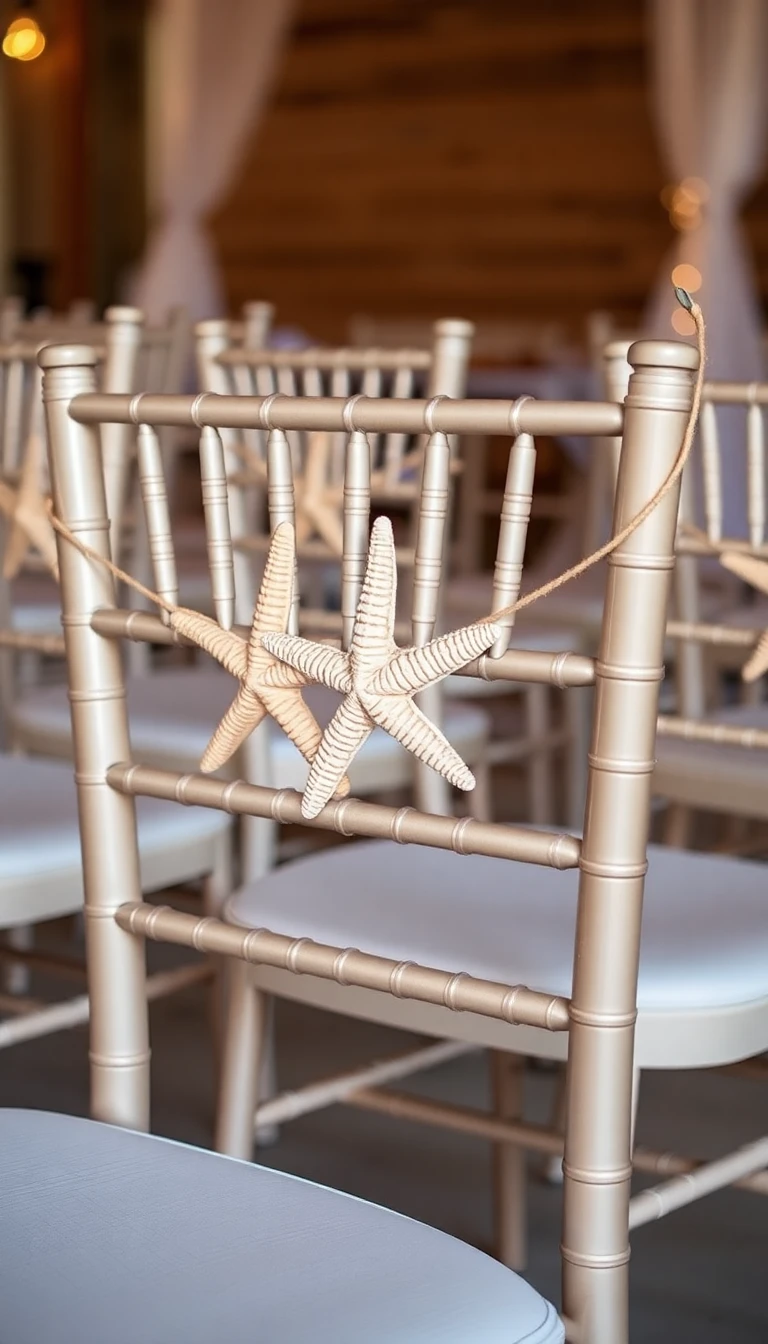 Starfish Chair Decor