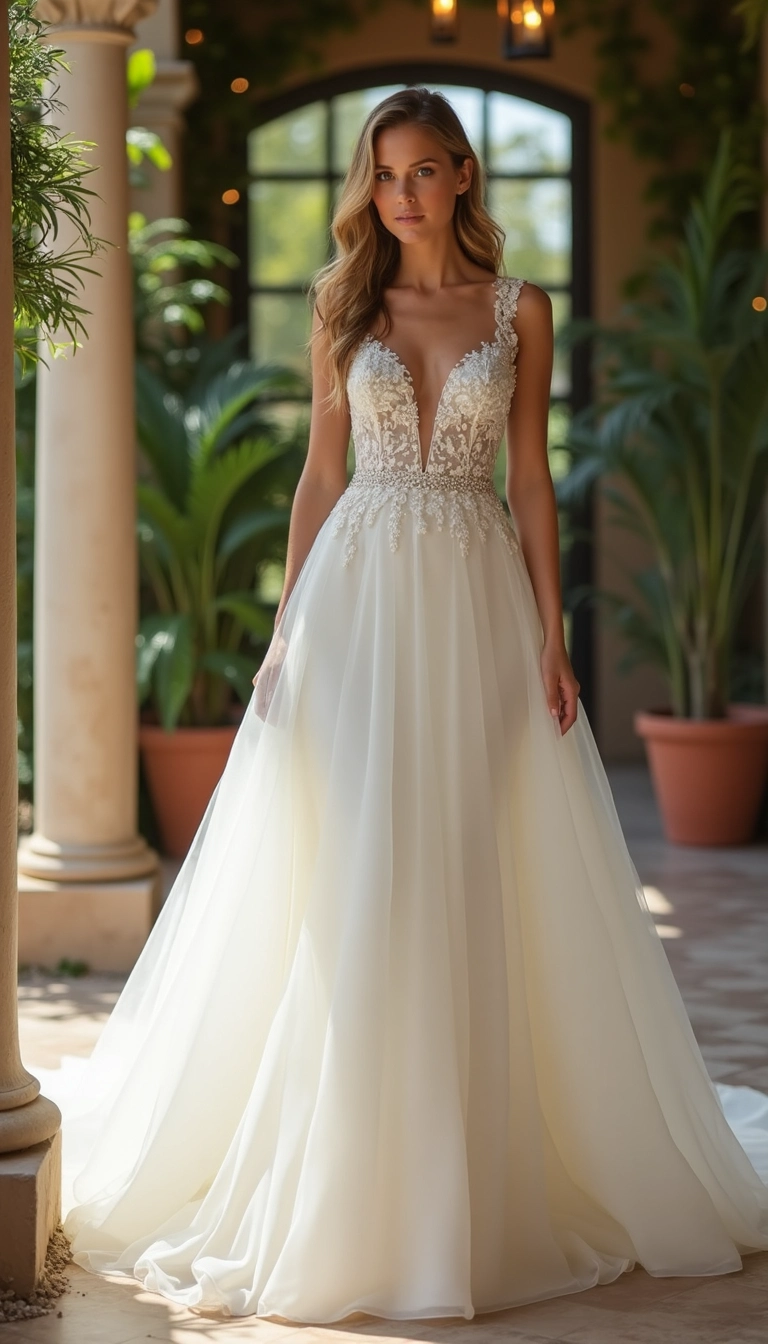 High-Neck Wedding Dresses