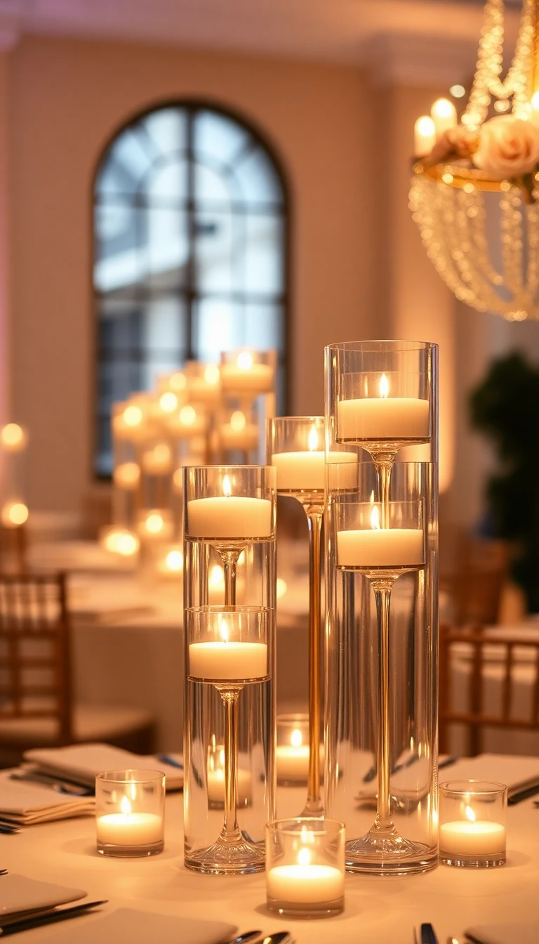 Floating Candle Centerpieces