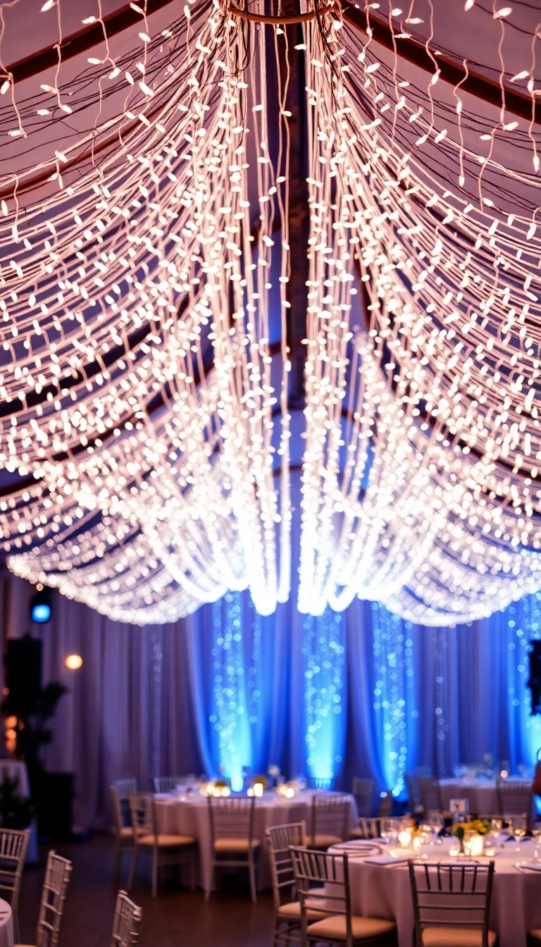 Enchanting Fairy Light Canopy