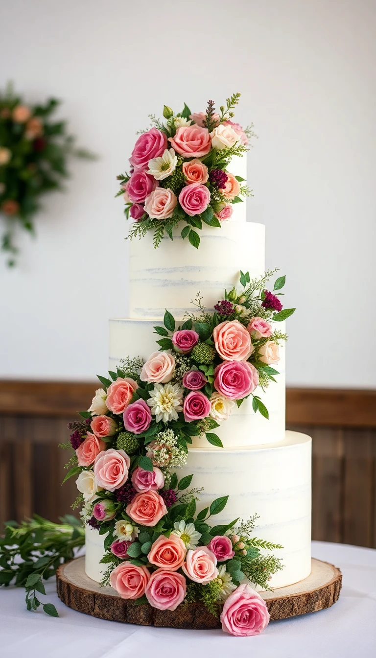 Rustic Floral Cascade