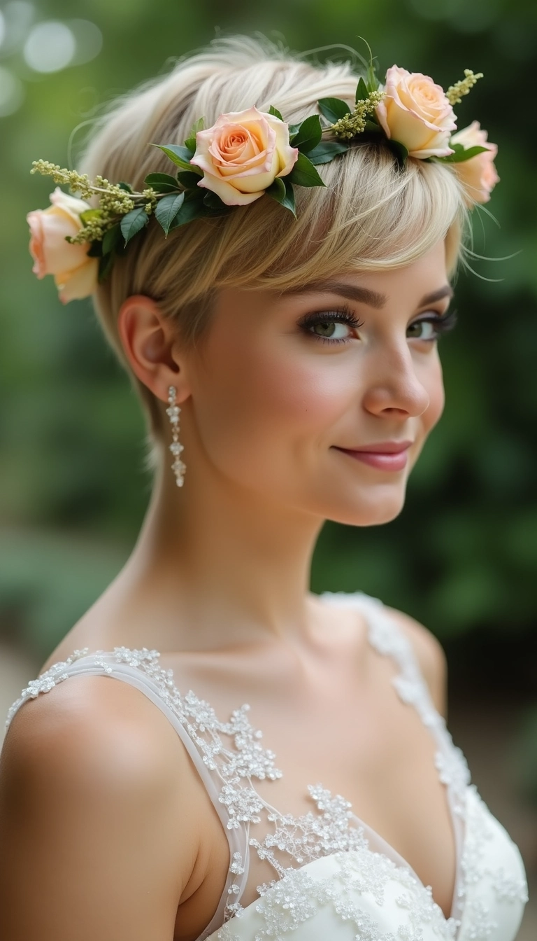 Pixie with a Floral Crown