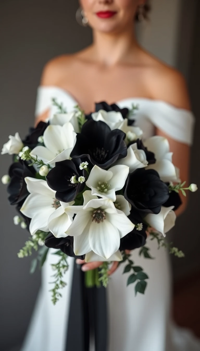 Chic Monochrome Bouquet