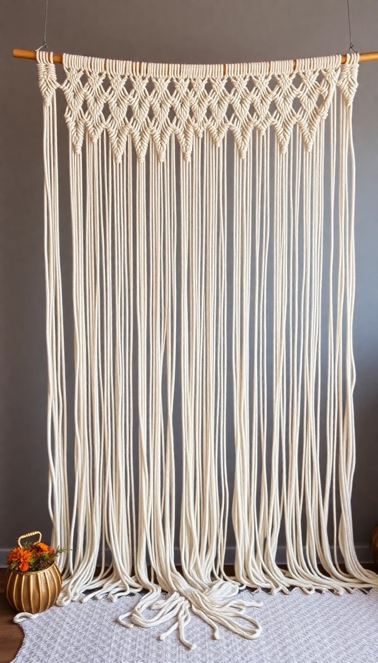 DIY Macrame Backdrop