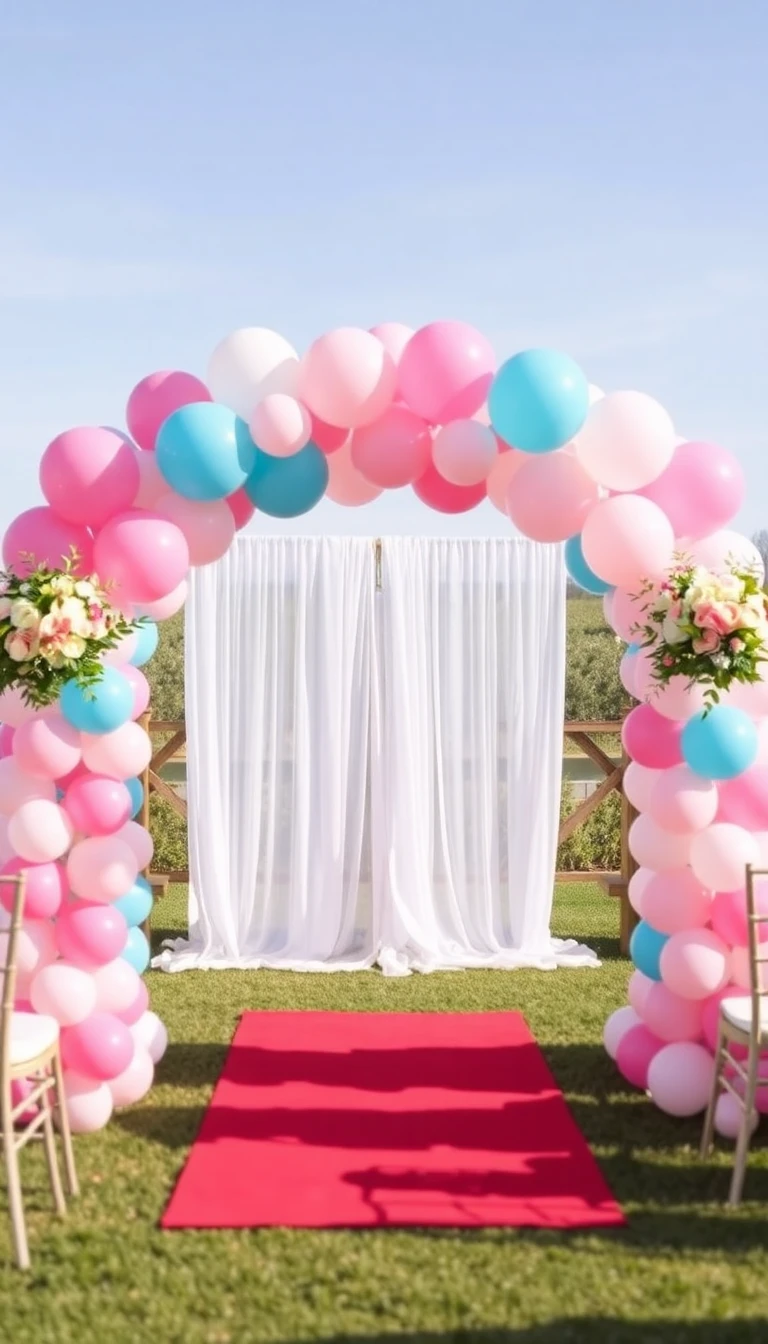 Whimsical Balloon Arch