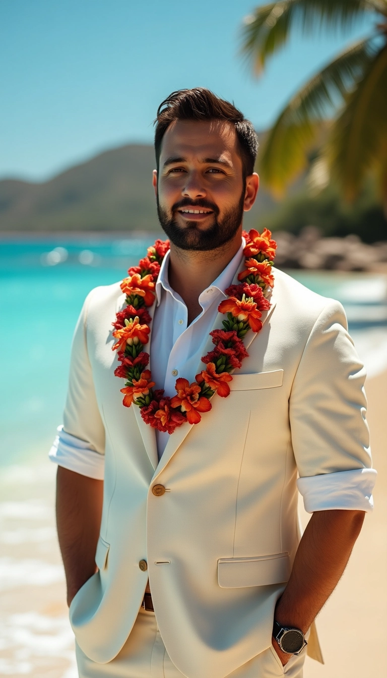 14 Stylish and Comfortable Beach Wedding Groom Attire Ideas