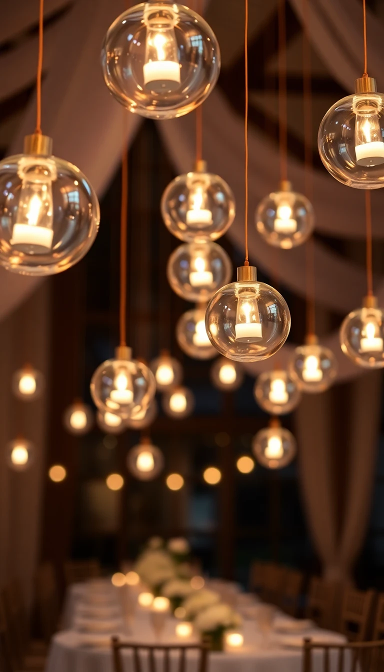 Suspended Tea Light Globes
