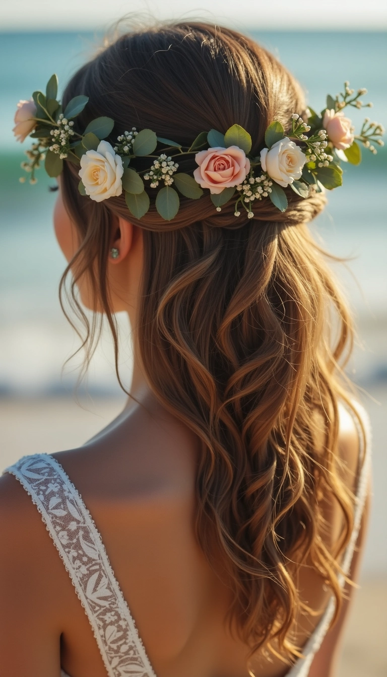 Boho Half Up Half Down