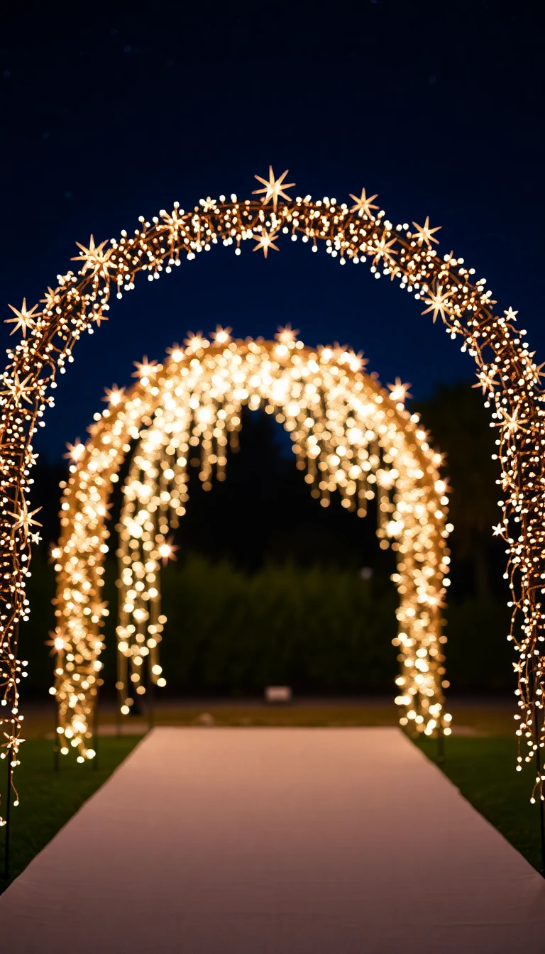 Celestial Starry Night Arch