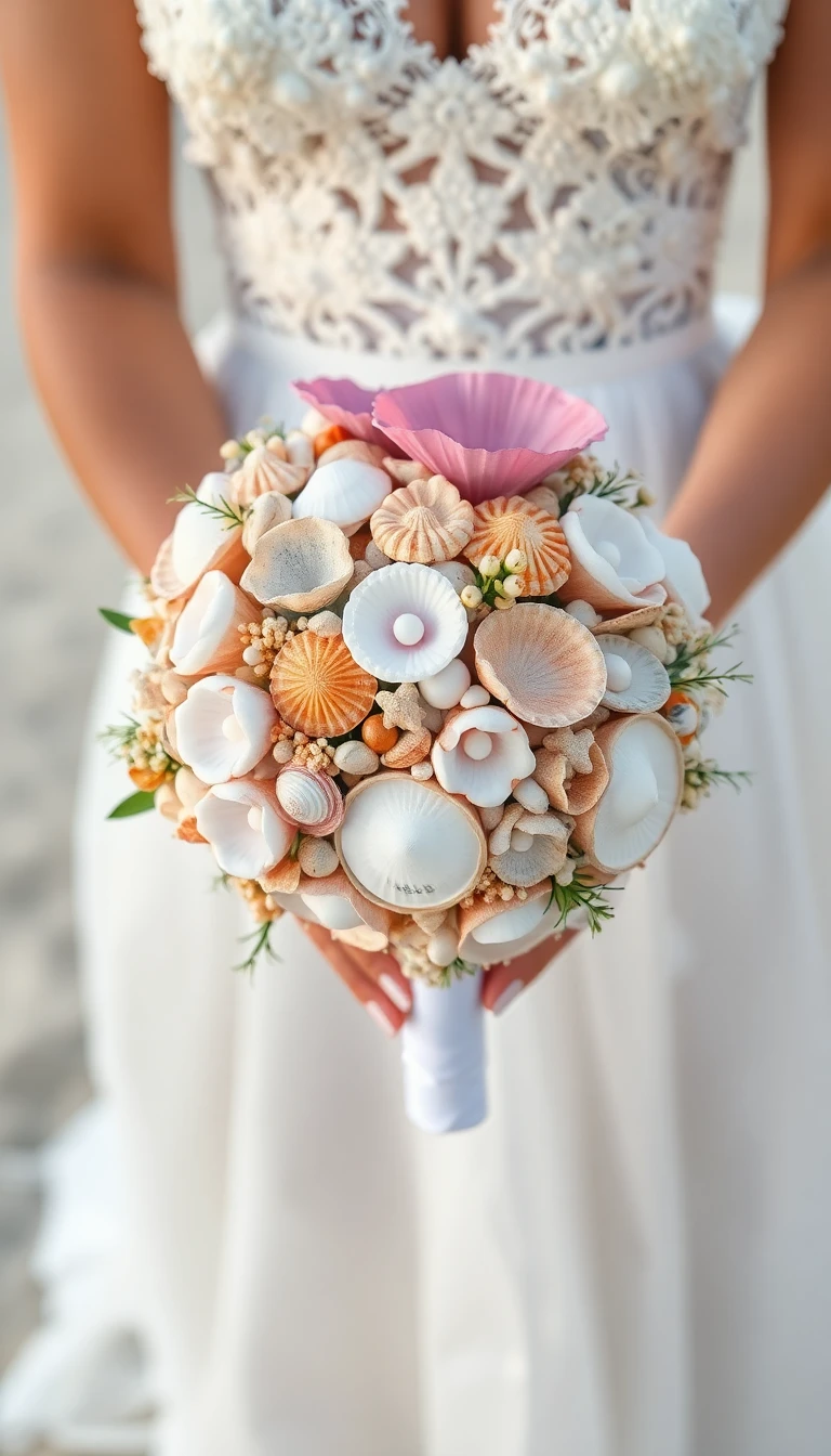 Seashell Bouquet Wraps