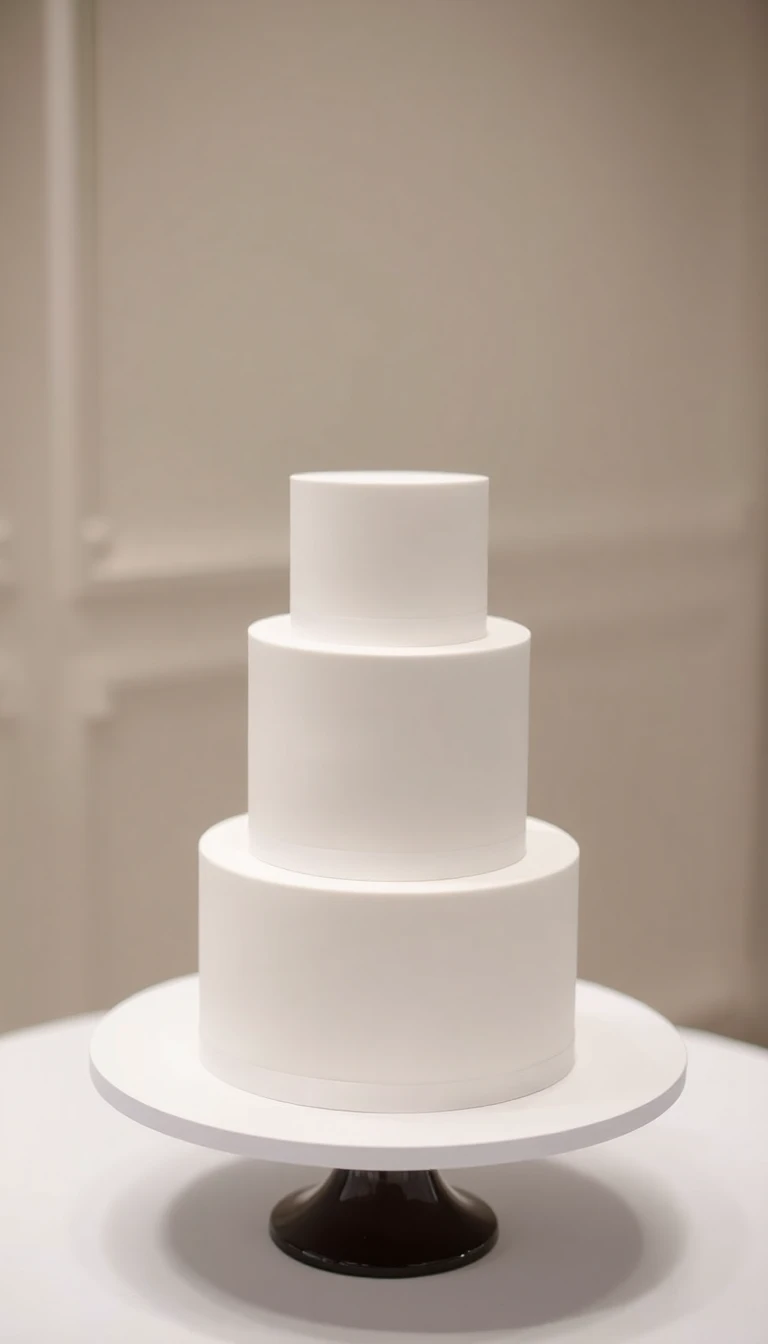Minimalist Elegance Cake