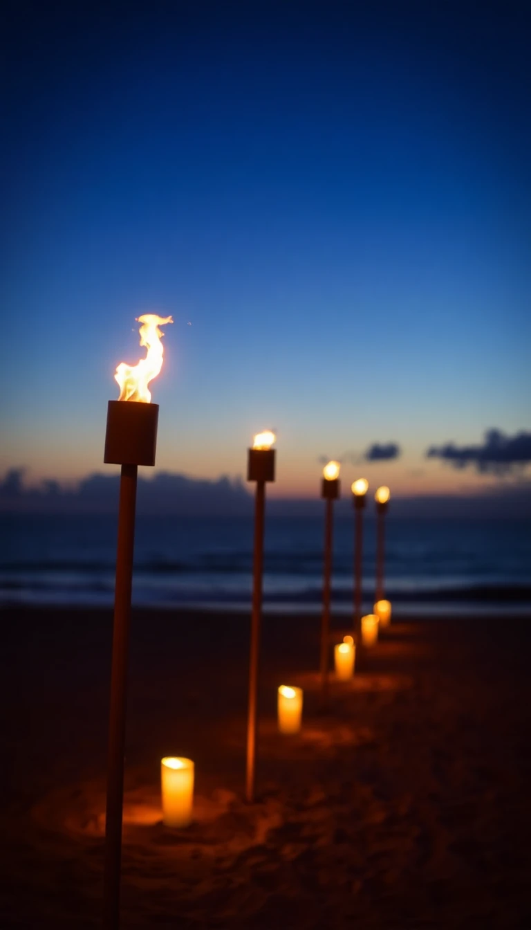 Tiki Torch Twilight