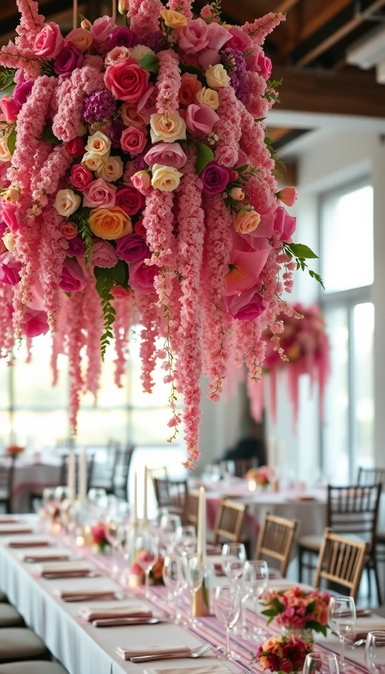 Dramatic Hanging Floral Installations