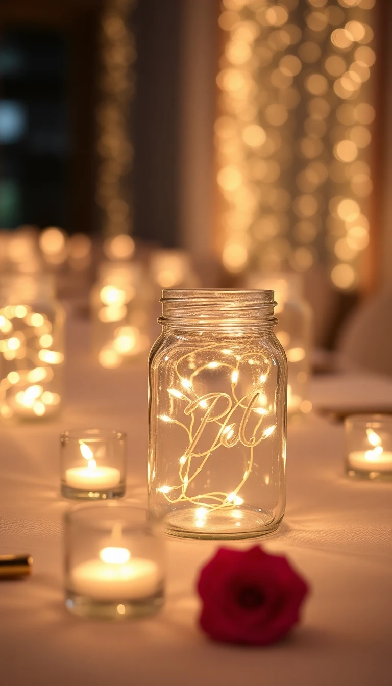 Whimsical Fairy Lights in Mason Jars