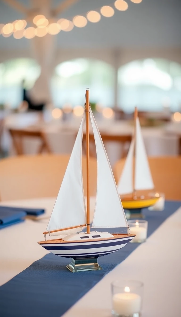 Sailboat Centerpieces