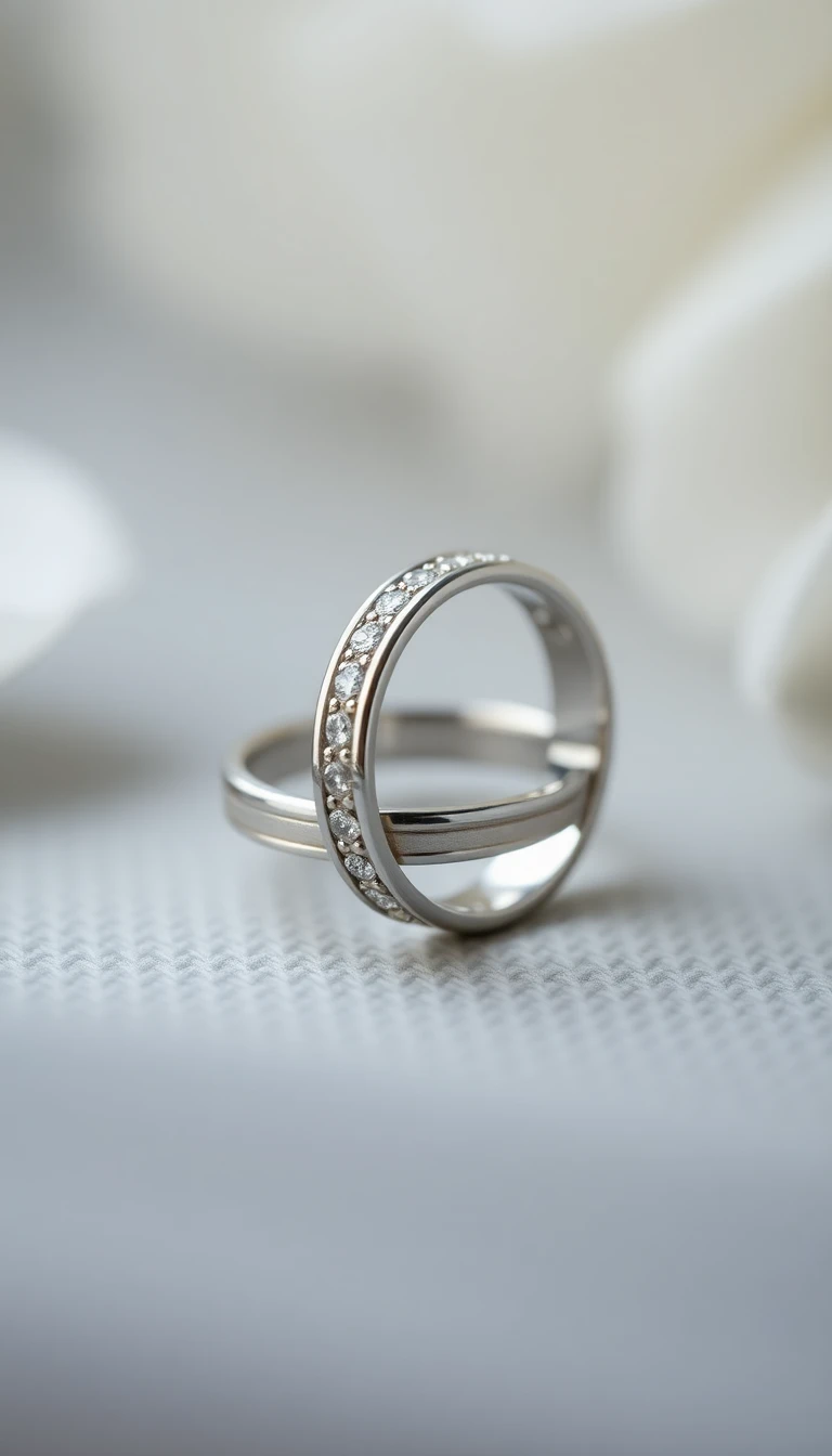 21 Stunning Wedding Rings Silver Designs to Say ‘I Do’ in Style