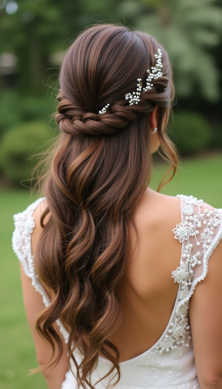 14 Stunning Wedding Hairstyles: Half Up Half Down