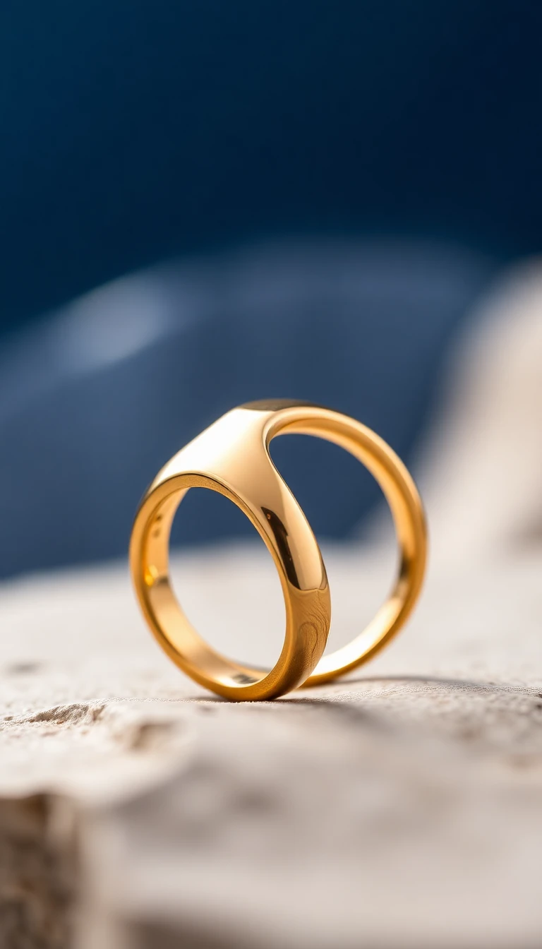 Sculptural Gold Ring