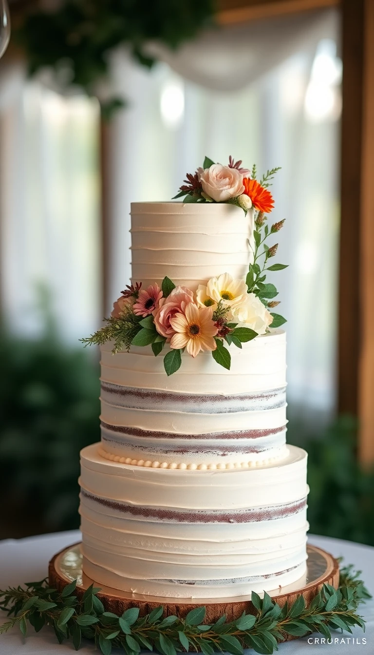 Rustic Wedding Cake: A Delicious Work of Art