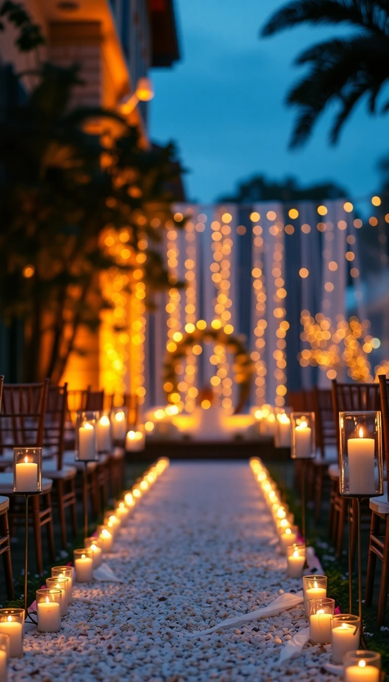 Candlelit Aisle